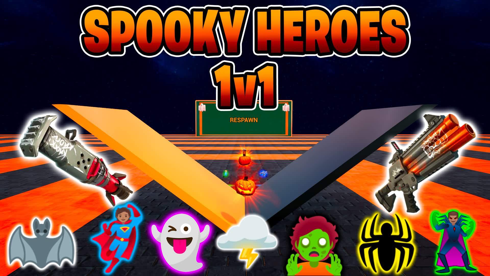 🦹SPOOKY HEROES 1V1🦸