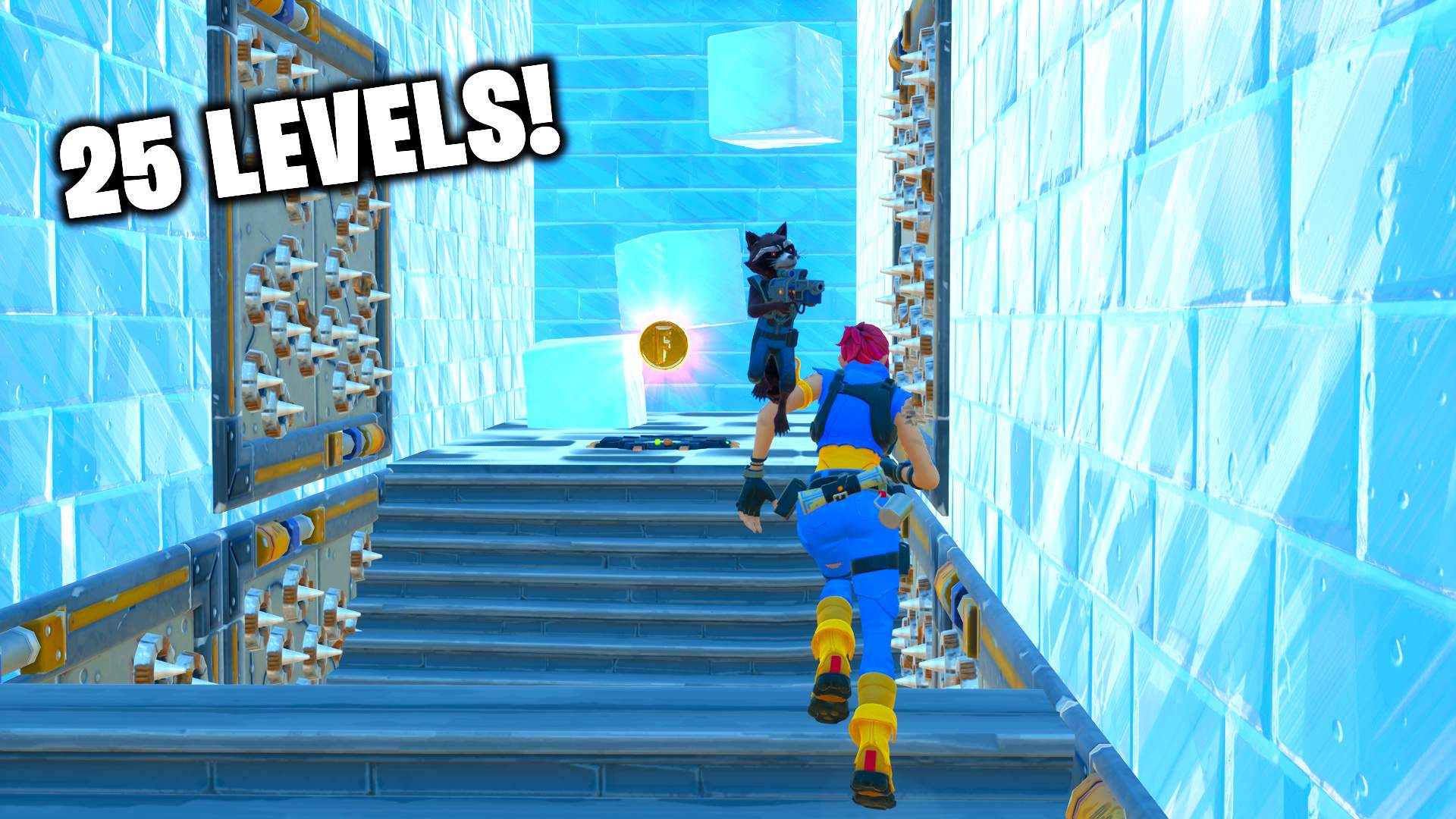 ❄️ 25 Levels Glacial Deathrun ❄️