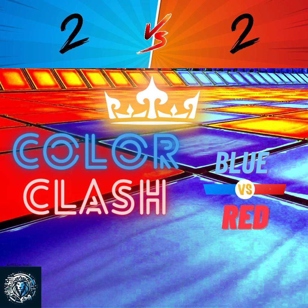 Color Clash: Red vs Blue