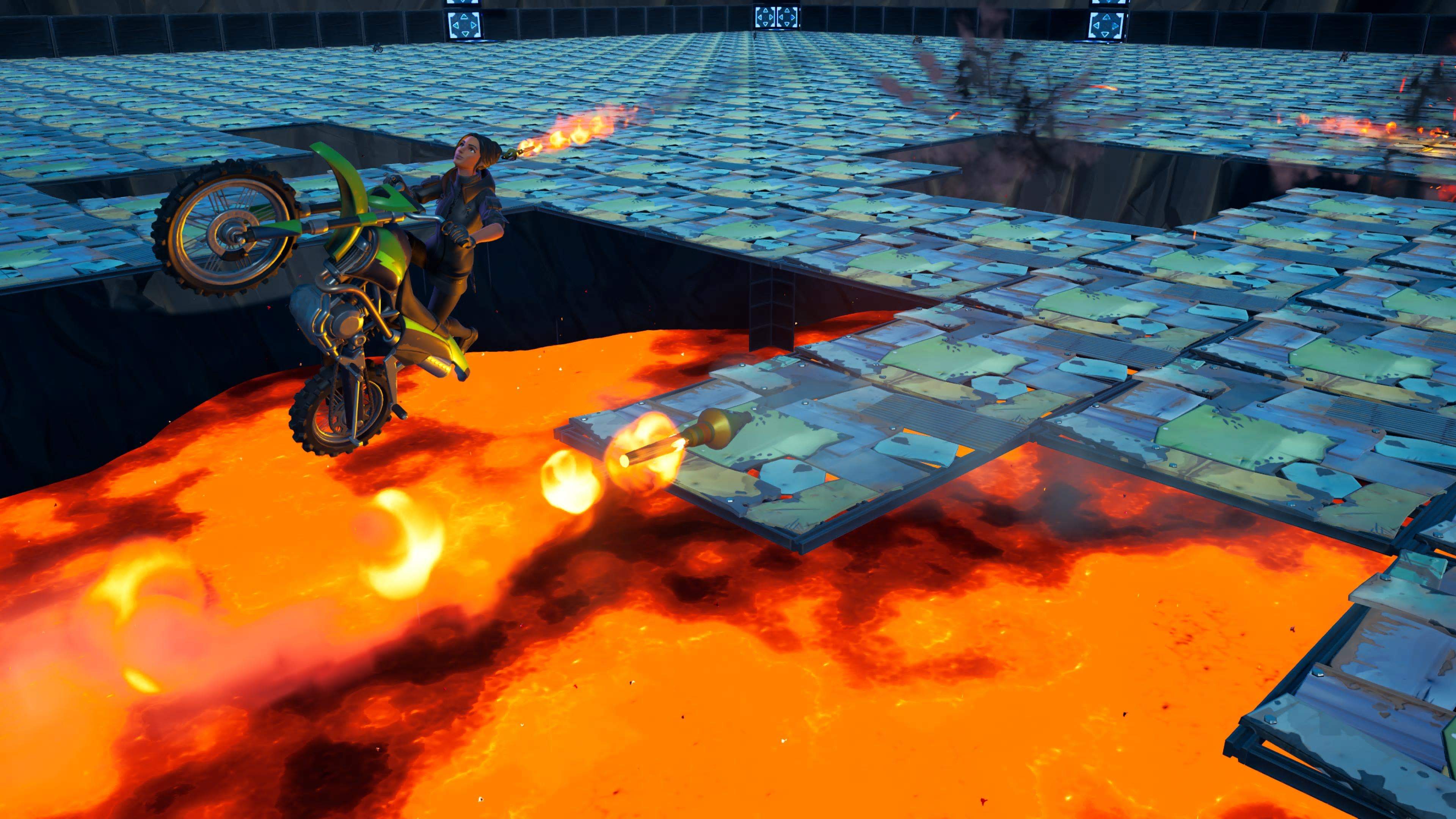 🌋 Lava - Dirtbike Crash