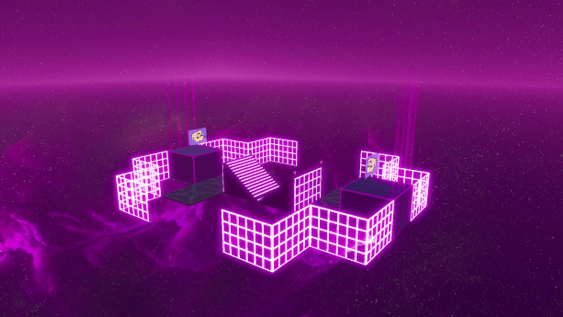 1V1 GALACTIC RETROWAVE MAP