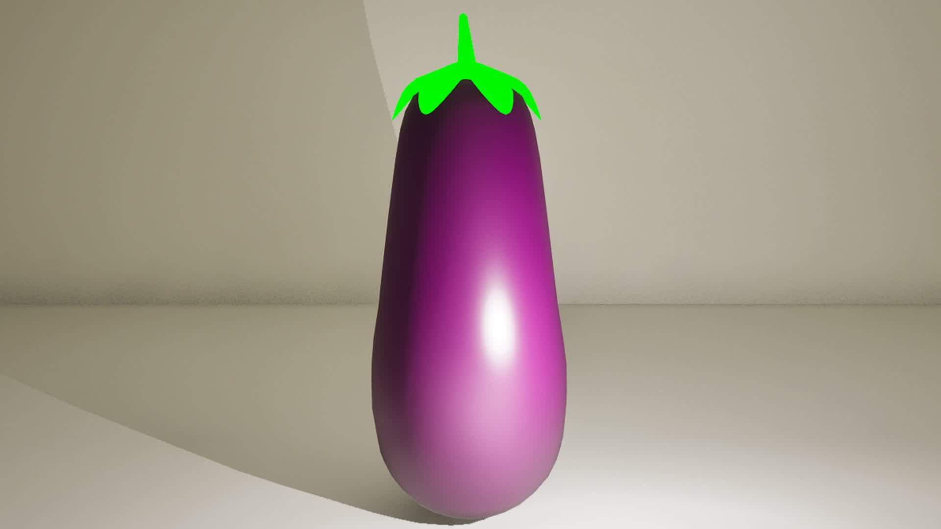 Spinning eggplant