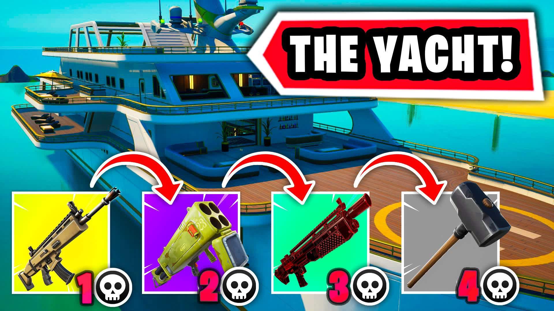 🌊THE YACHT - GUN GAME🔫