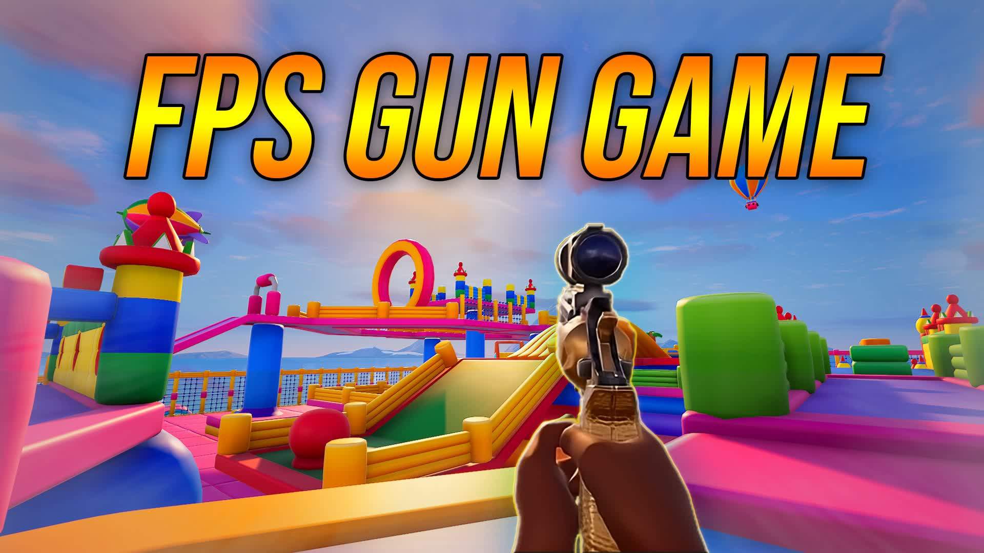 ⭐ INFLATABLE GUN GAME 🔫