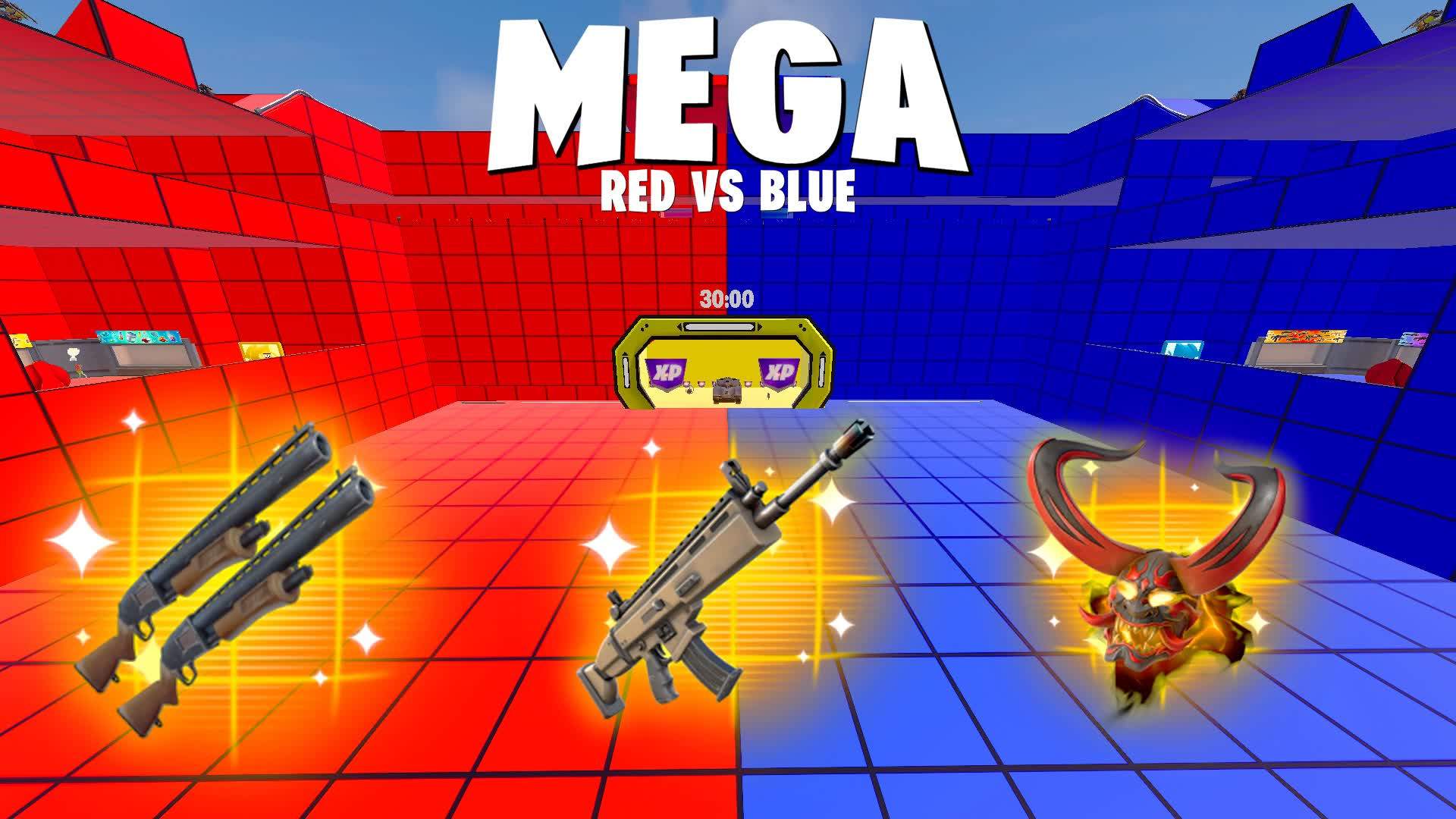 MEGA RED VS BLUE 🔴🔵