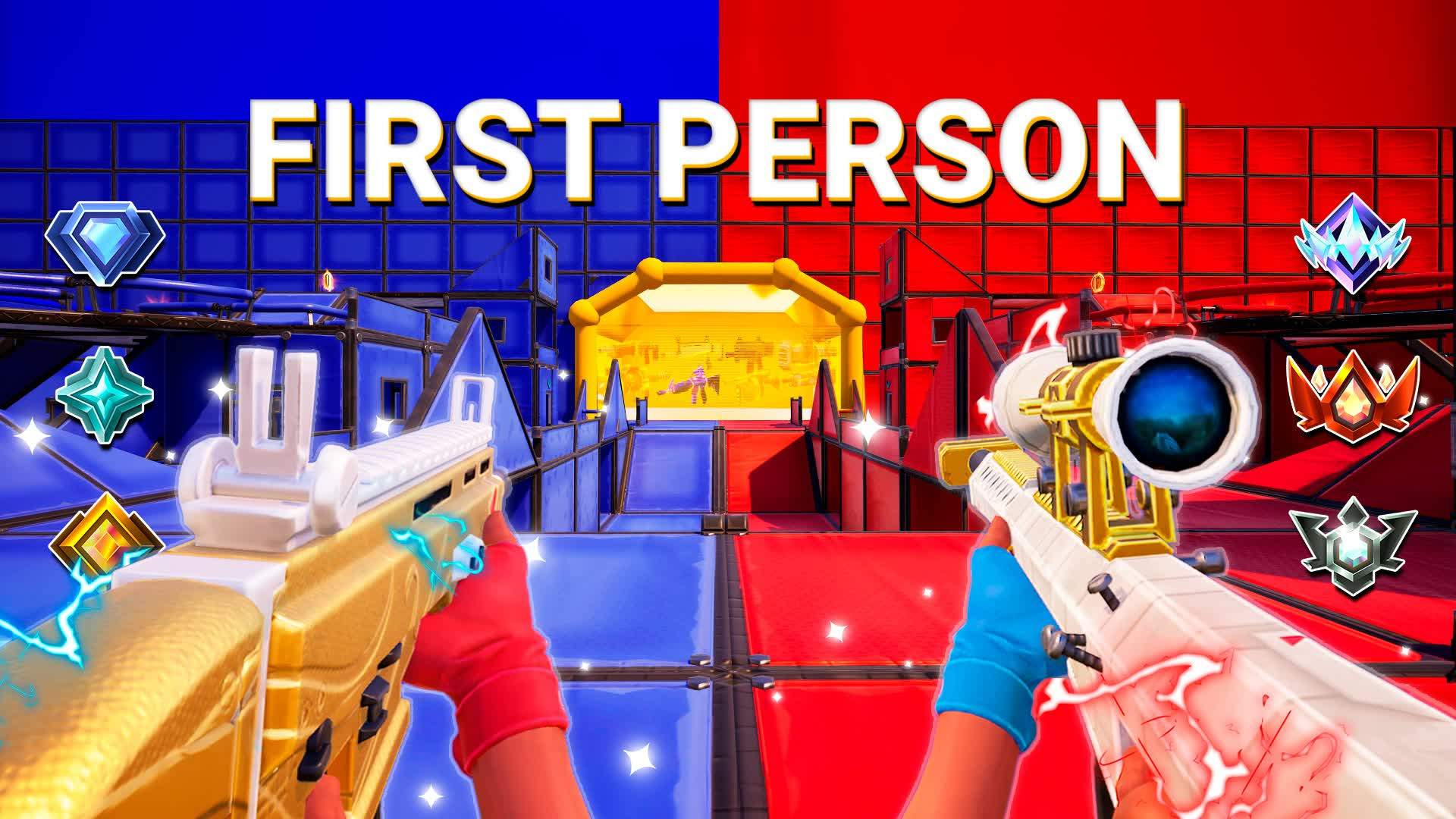 🏆 FIRST PERSON RED VS BLUE 🔴🔵