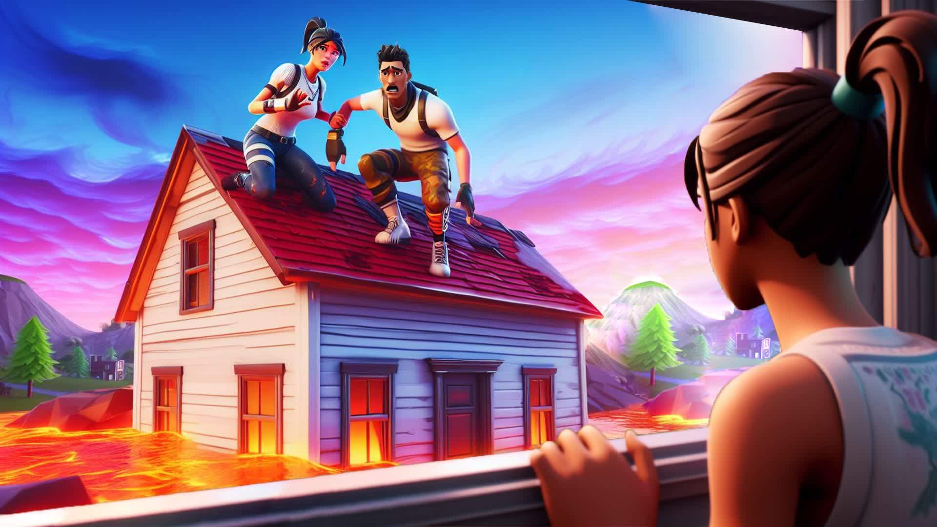 OBBY THE FLOOR IS LAVA