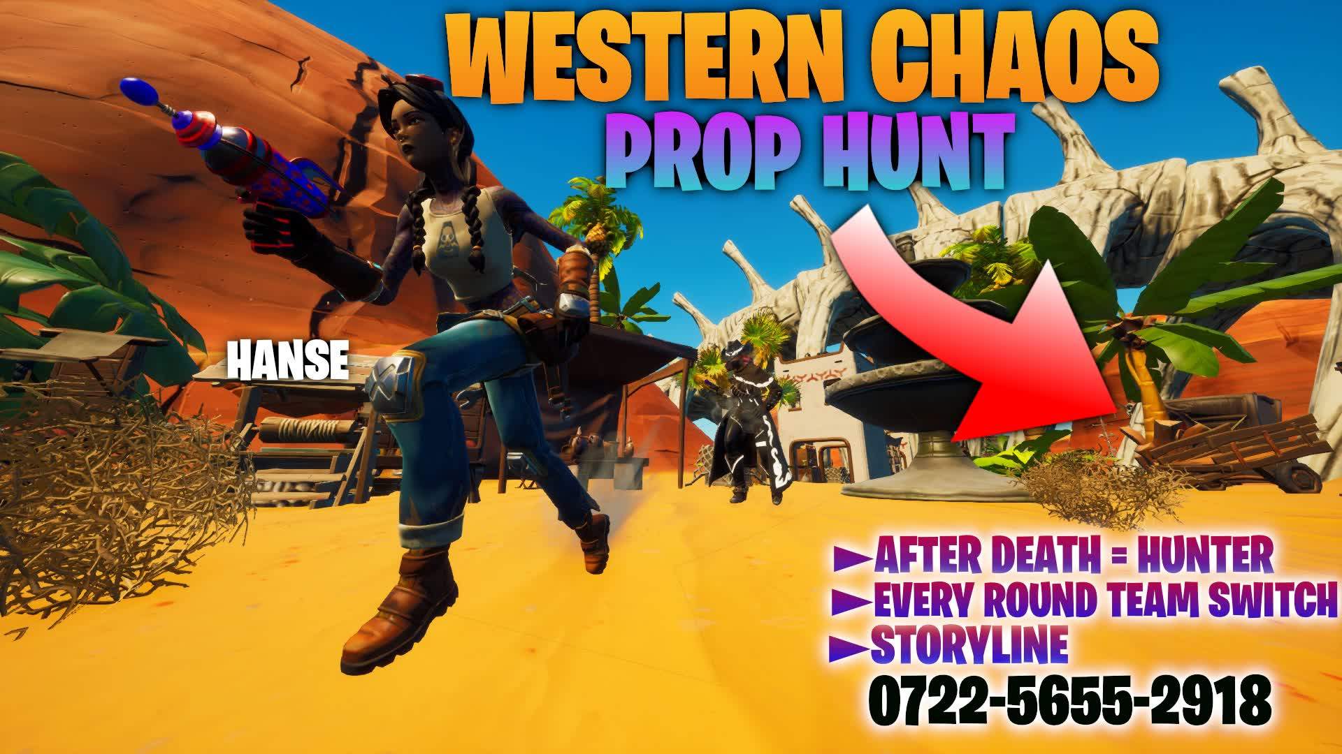 PROP HUNT WESTERN CHAOS | HANSE 🦖