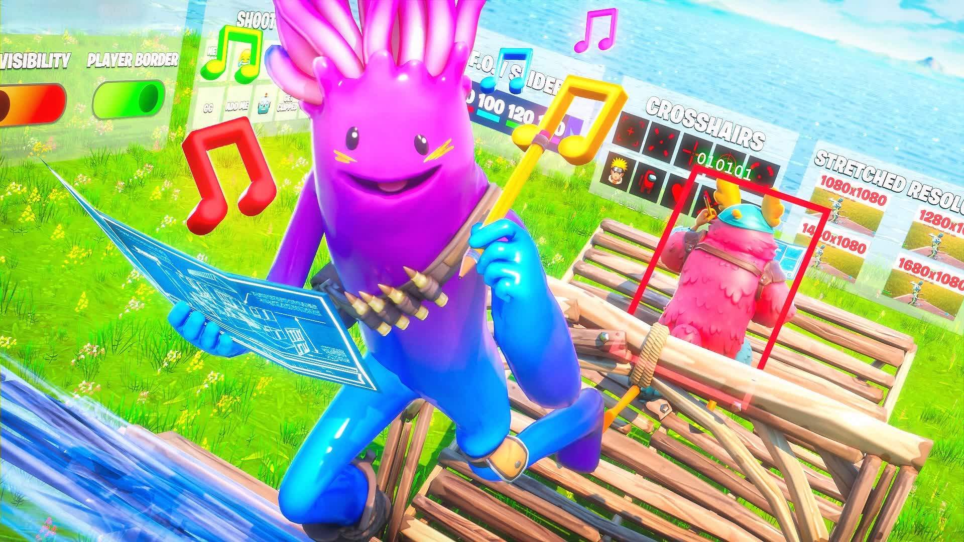 🎵 CRAZZY MUSIC 1V1S (0 DEALY) 🎵