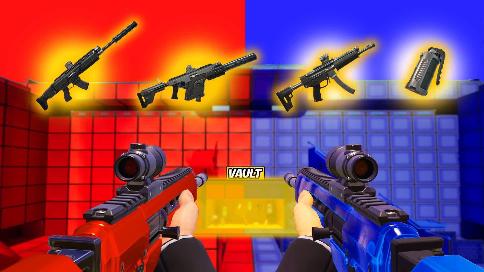 FIRST PERSON RED VS BLUE 🔴🔵NEW WEAPONS