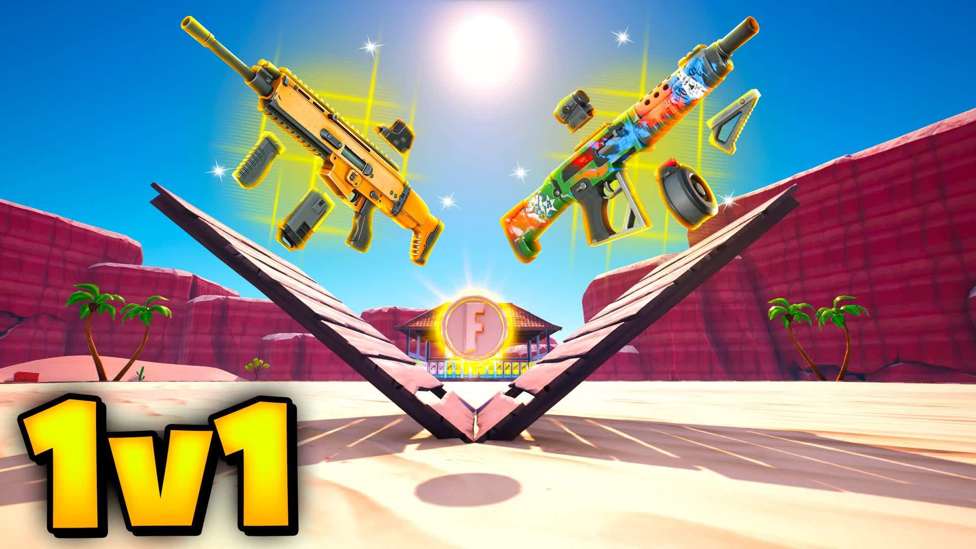 ALL WEAPONS 1V1 - BUILD FIGHTS PVP MAP