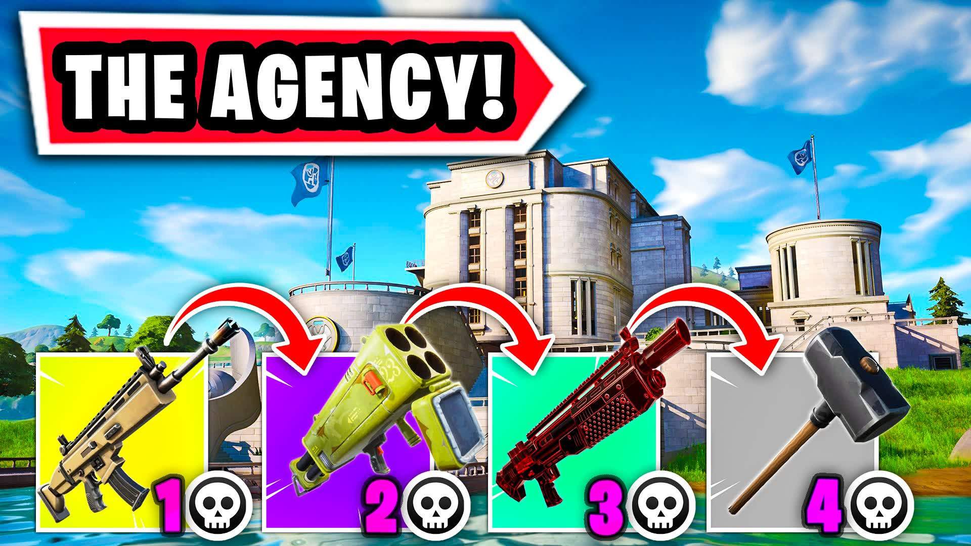 💂‍♂️THE AGENCY GUN GAME!🎯