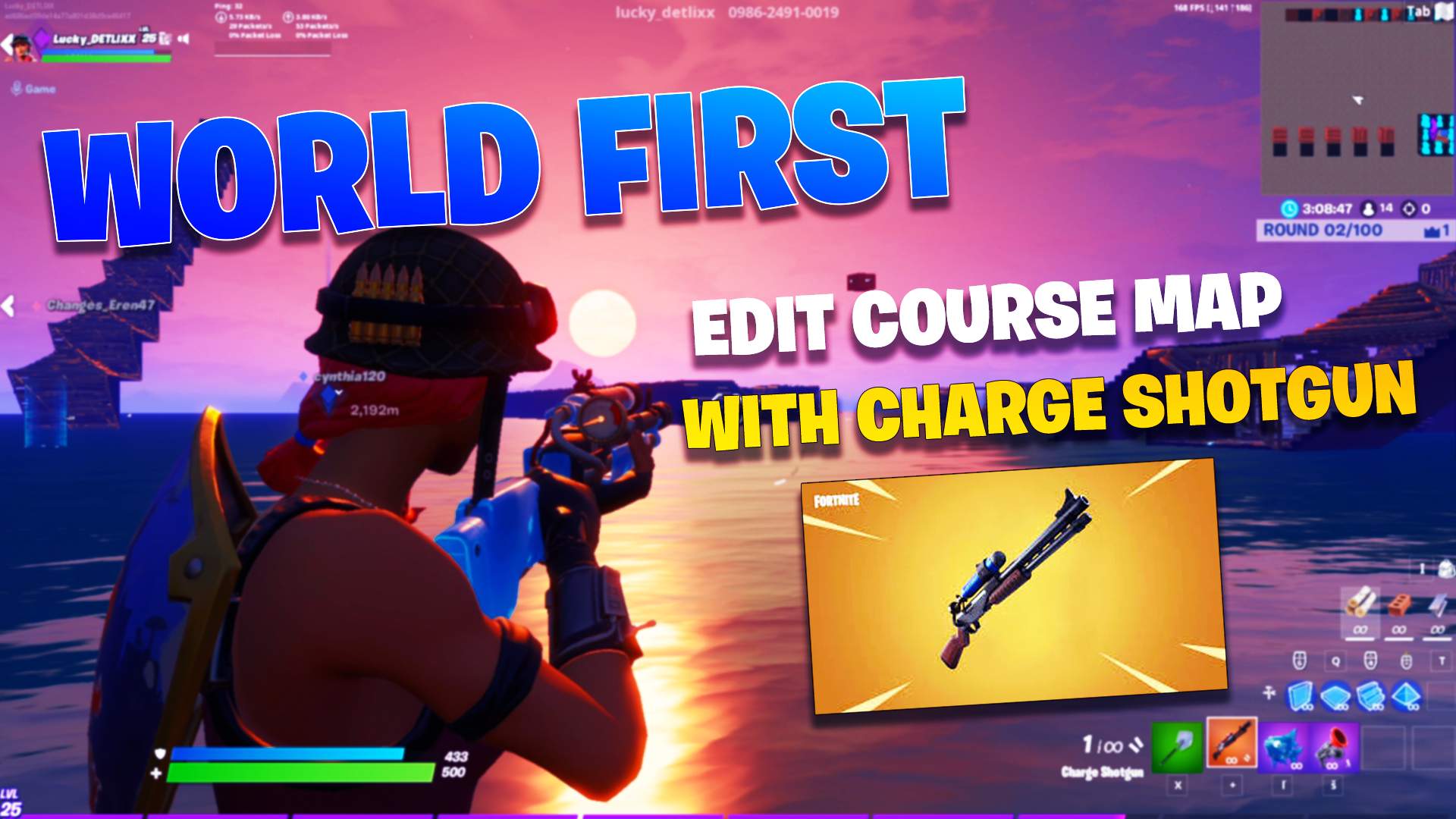 UPDATED - CHARGE SHOTGUN EDIT COURSE