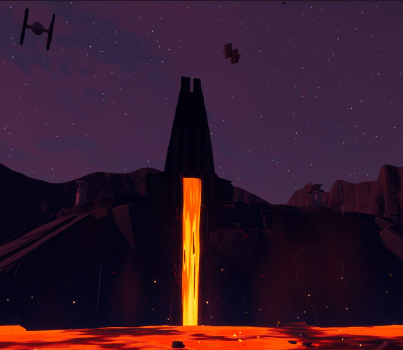 STAR WARS: VADER'S MUSTAFAR CASTLE