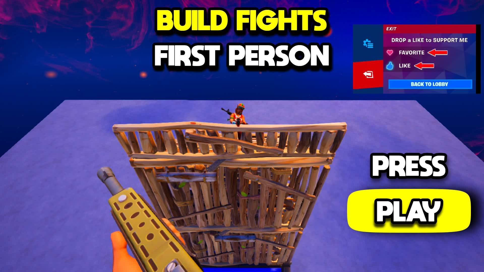 1V1 BUILD FIGHTS IN FIRST PERSON!🔫