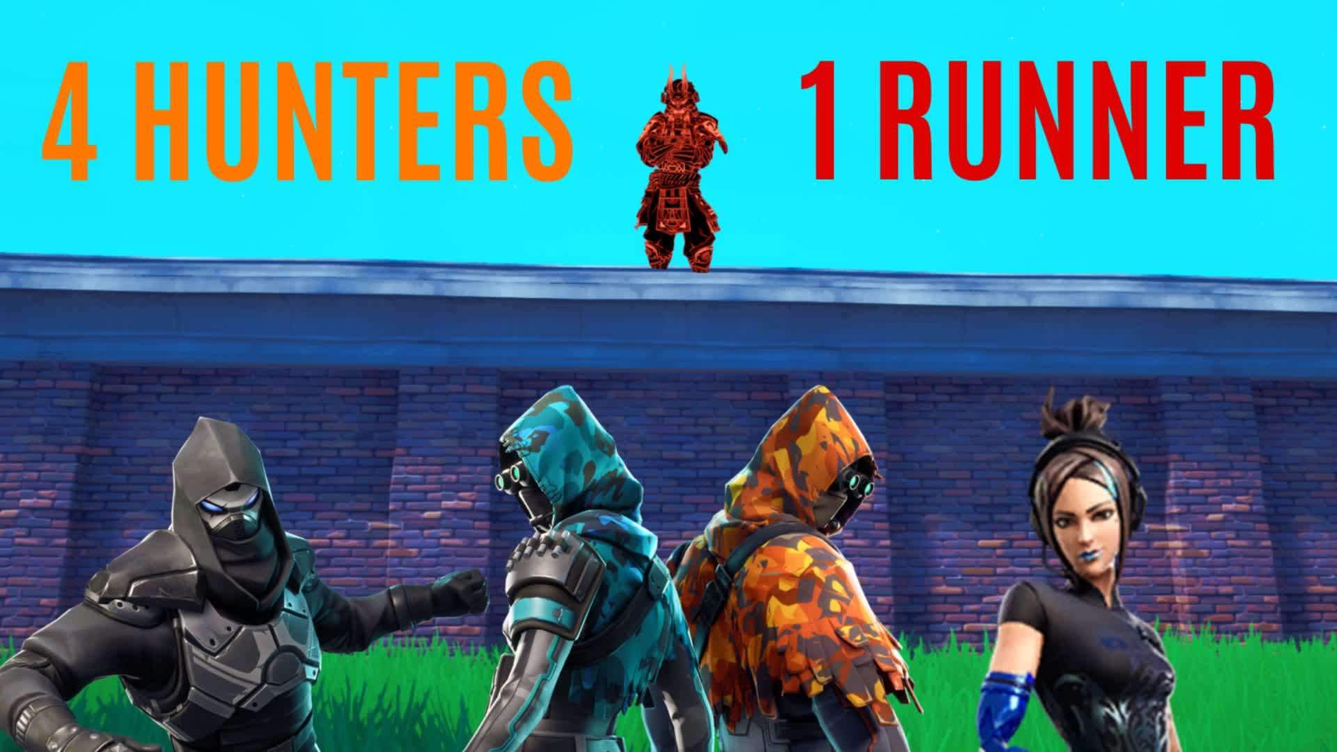 Fortnite 1v4 Manhunt! 🎯