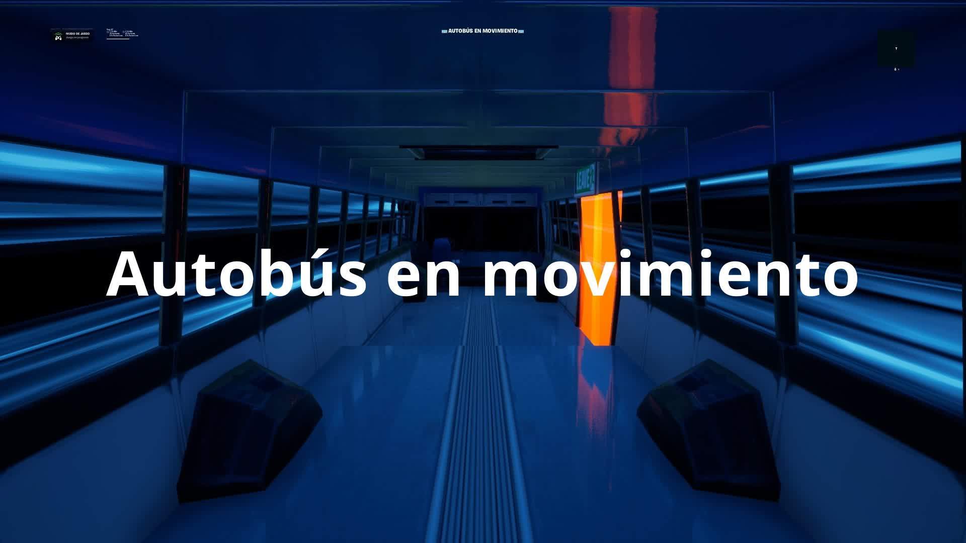 Autobús en movimiento