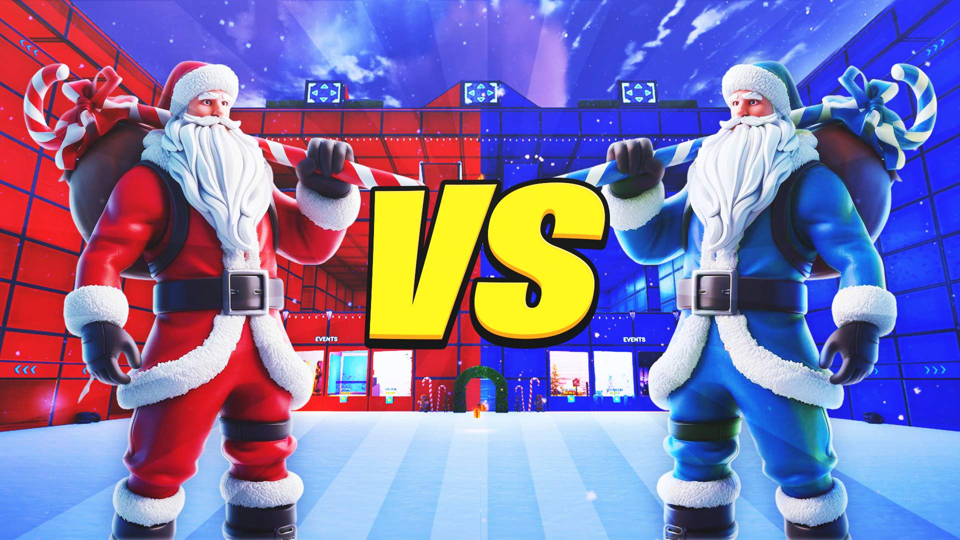 🎅 CHRISTMAS RED VS BLUE 🎄