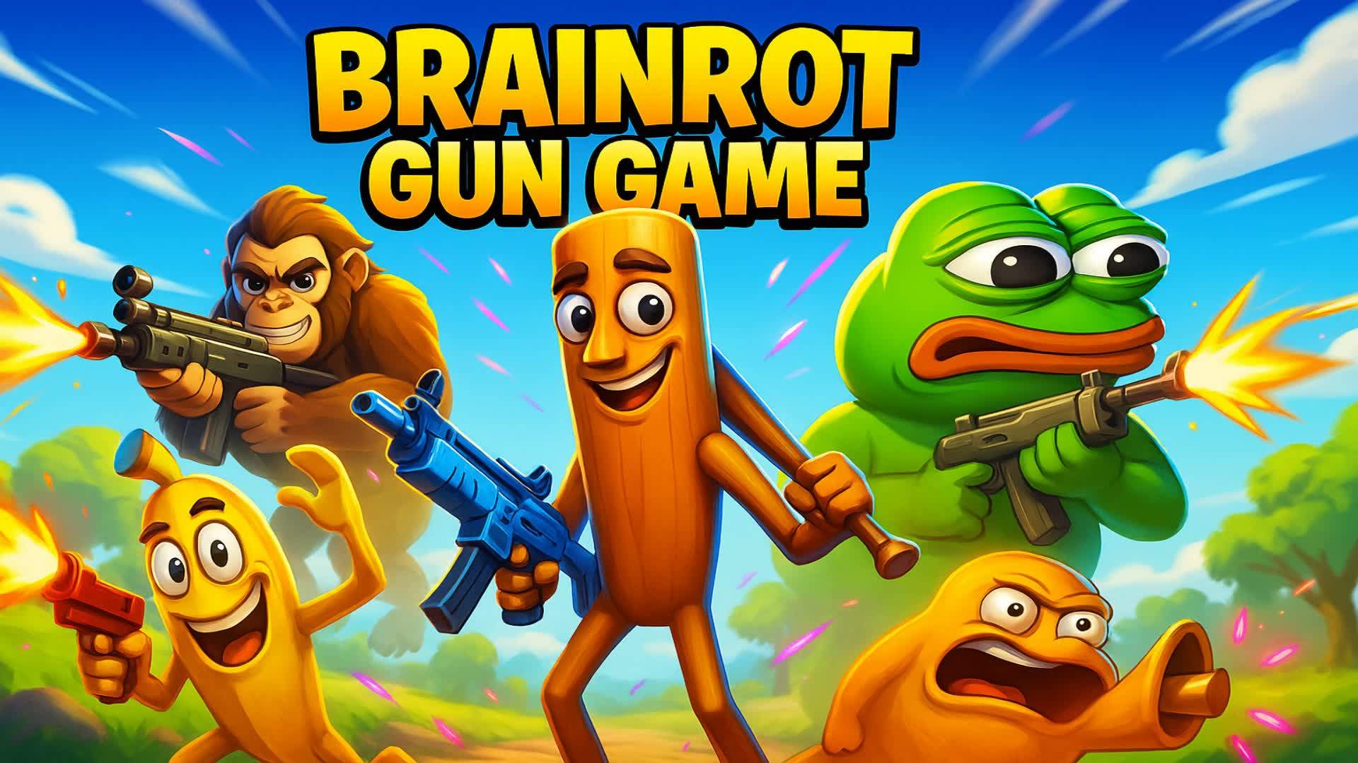 🔥BRAINROT GUN GAME💣 CHAOS EDITION