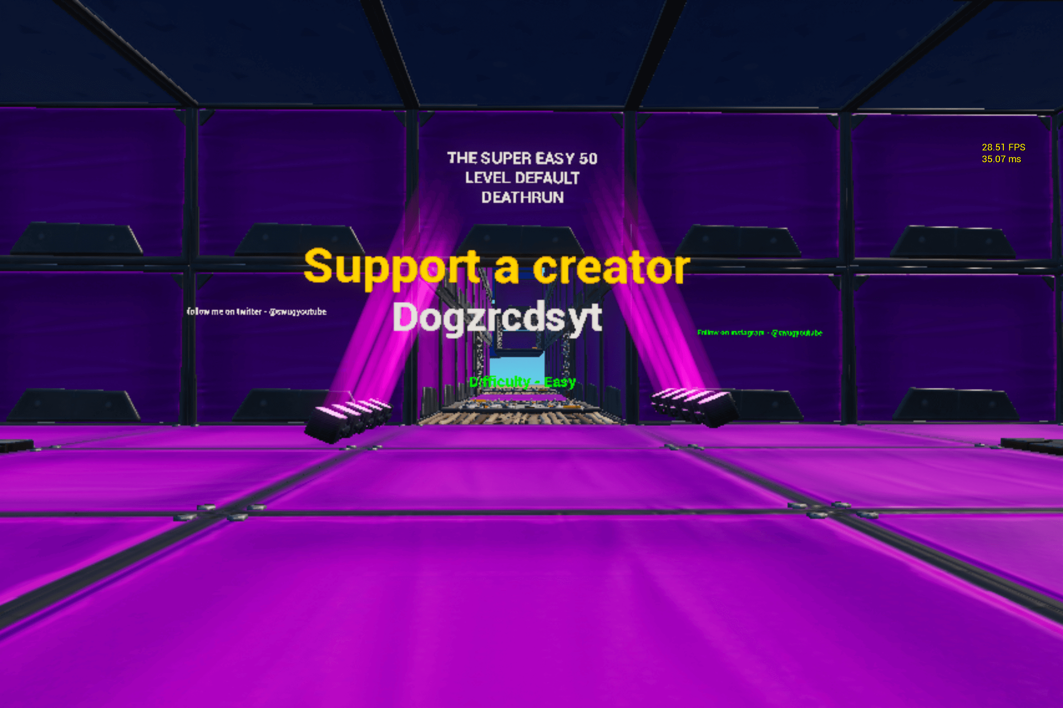 THE SUPER EASY 50 LEVEL DEFAULT DEATHRUN