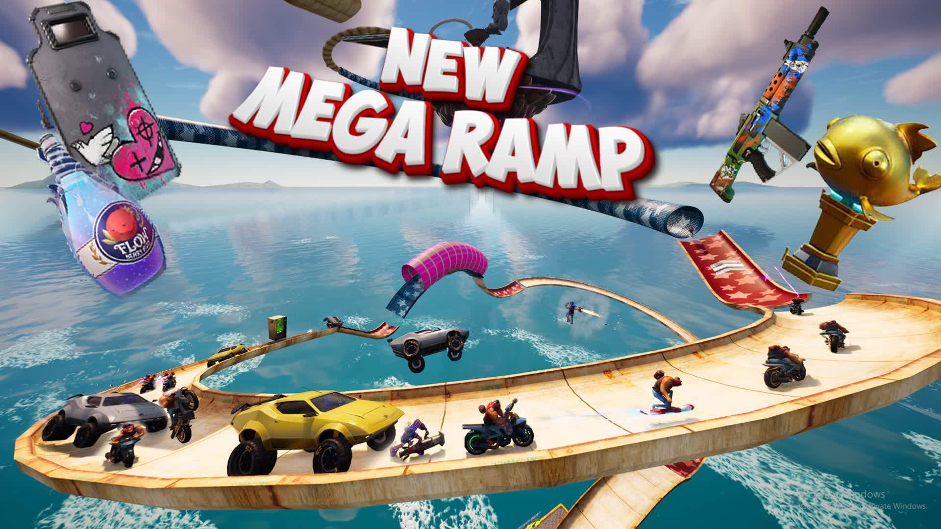 OnlyUp Mega Ramp DeathRun Race Driving
