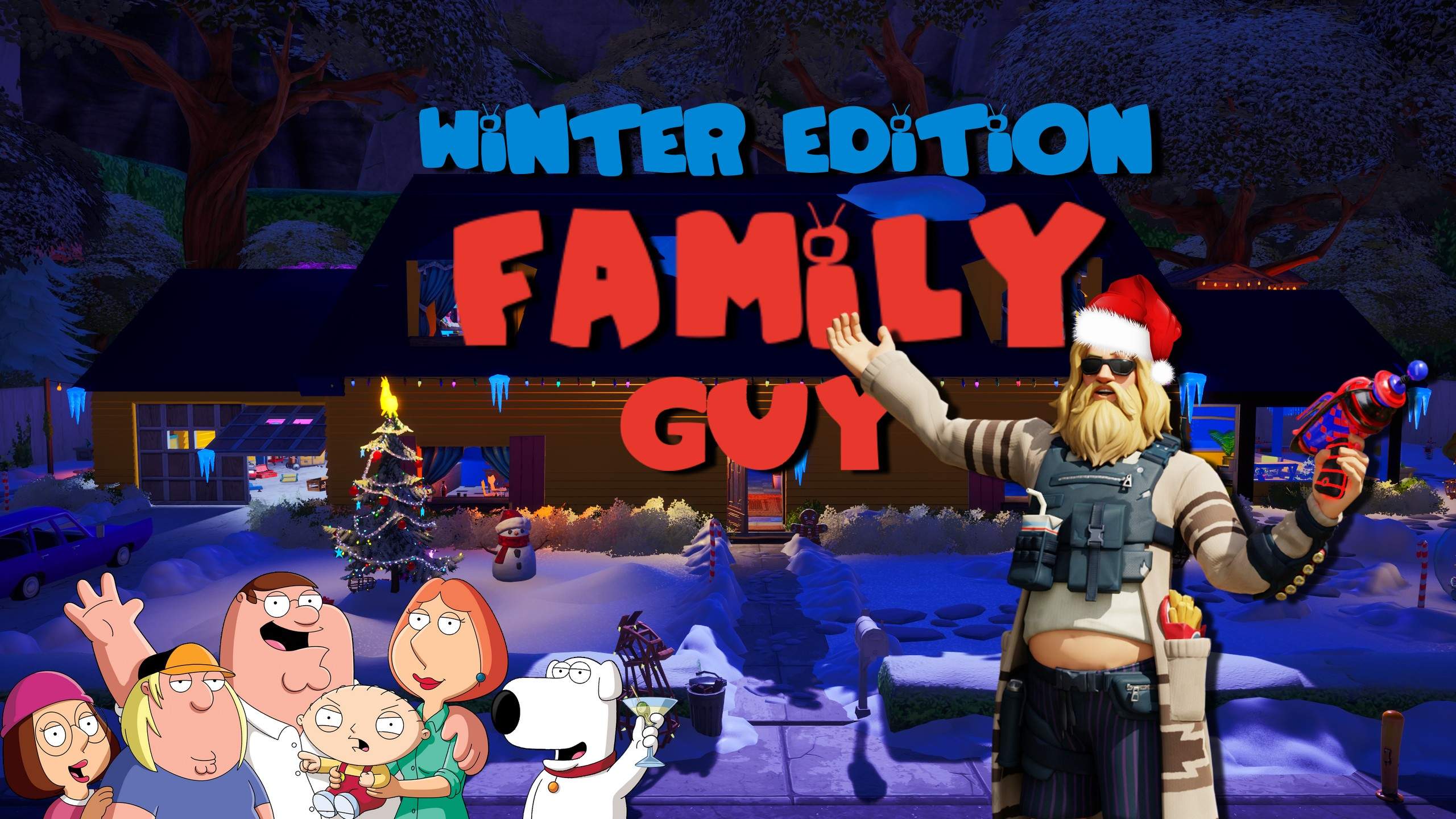 ๐Winter Family Guy - Prop Hunt๐
