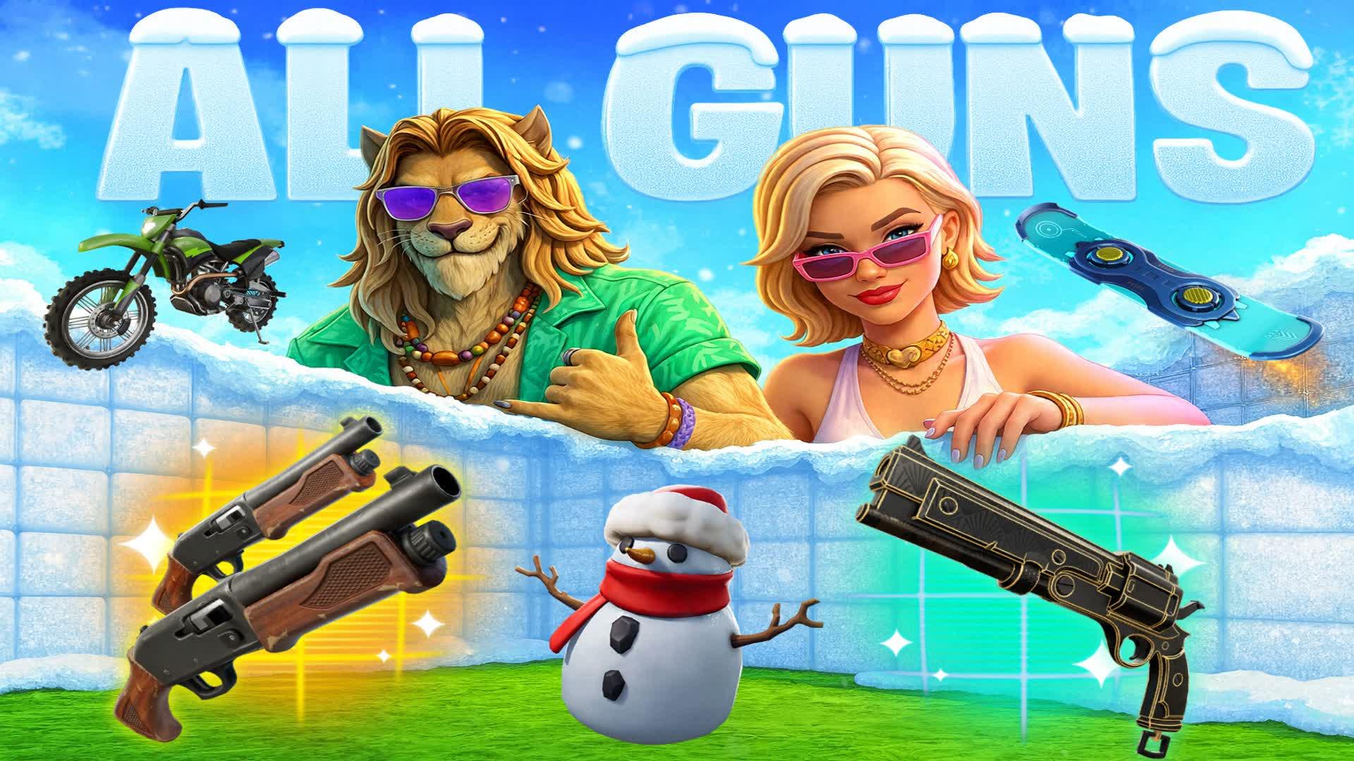 1V1 2v2 ALL GUNS ⭐