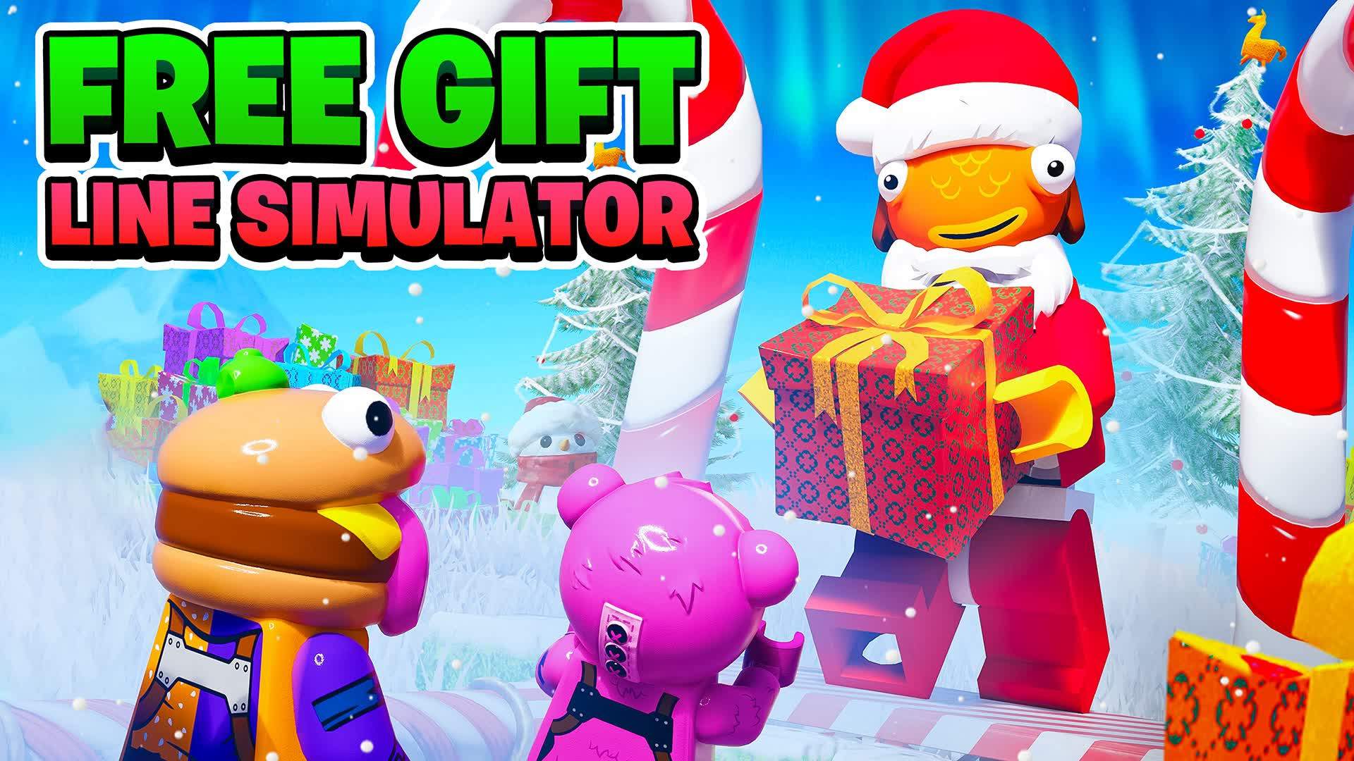 🎅 Free Gift Line Simulator