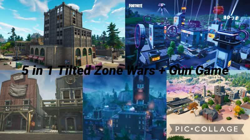 5 IN 1 TILTED ZONE WARS + GUN GAME
