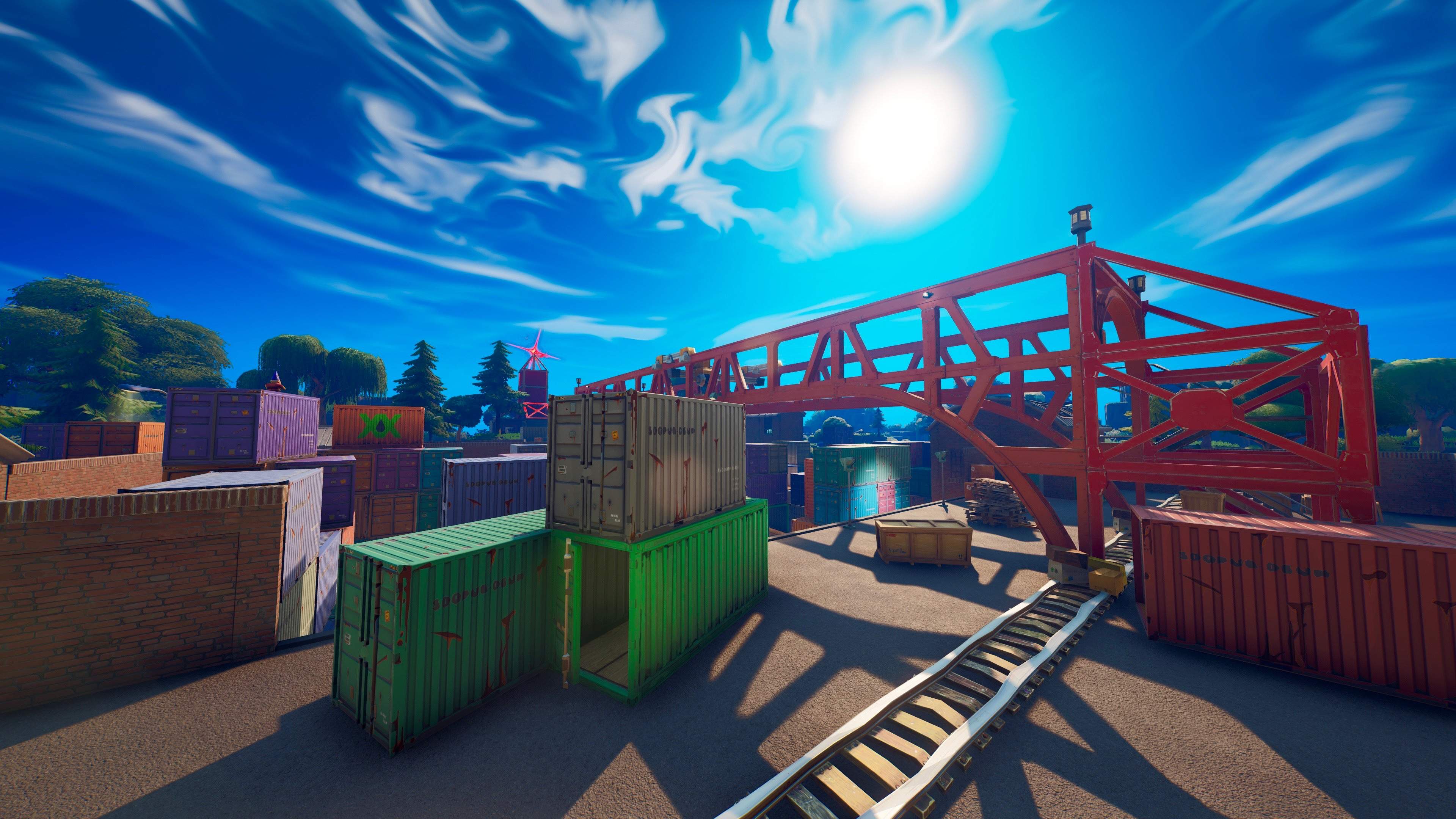 Red Vs Blue OG Container Yard