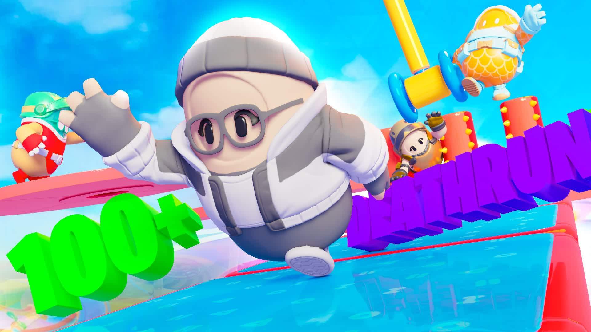 100+ LEVEL FALL GUYS DEATHRUN 🌟