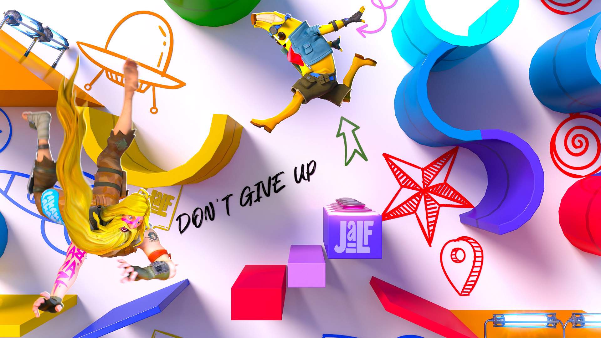 DON'T GIVE UP - COLOR