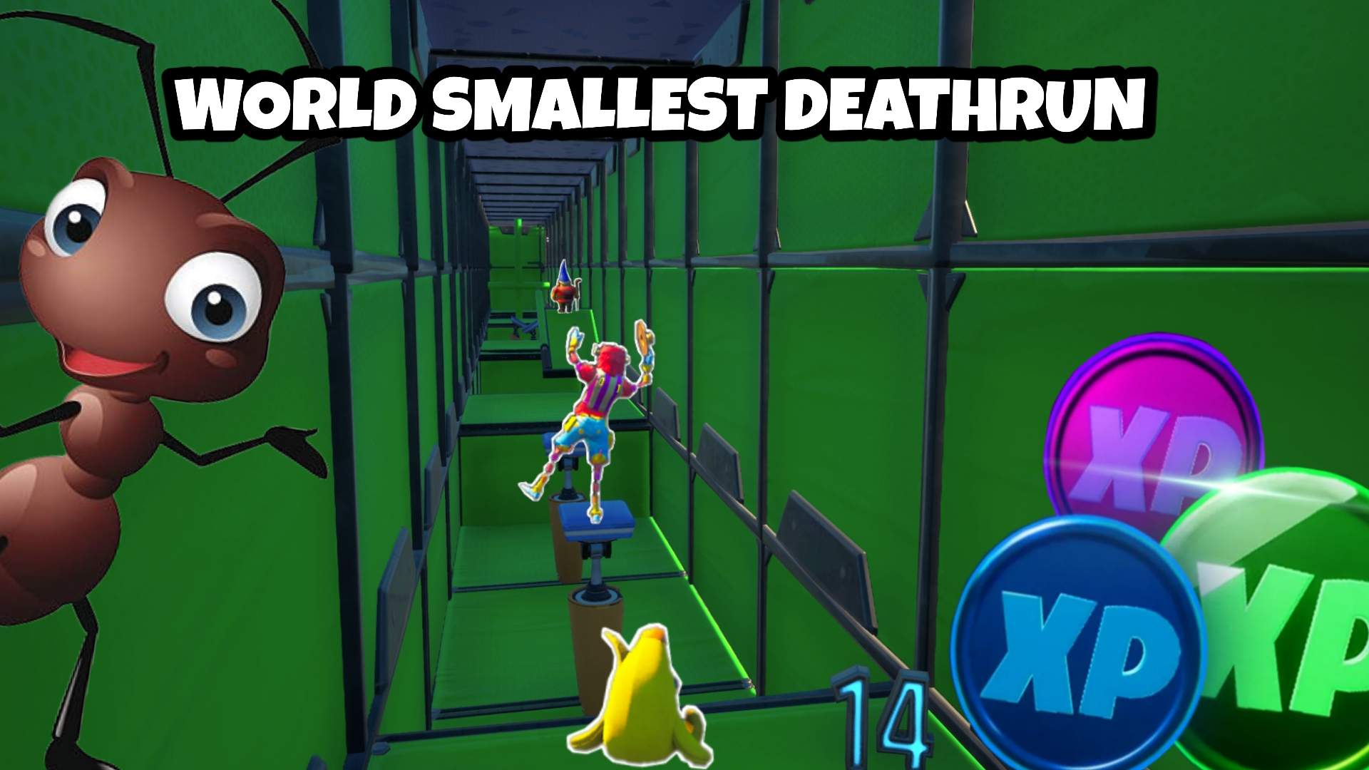 🐜 WORLD SMALLEST DEATHRUN - 50 LEVEL 🐜
