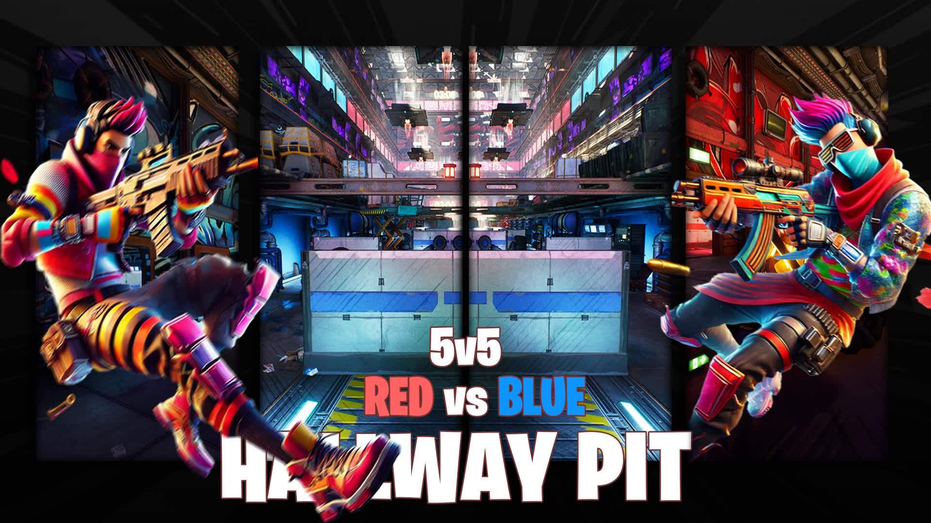 Hallway Pit | 🔴Red VS Blue🔵