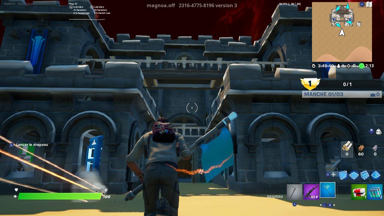 CAPTURE DRAPEAU (CHATEAU FORT)