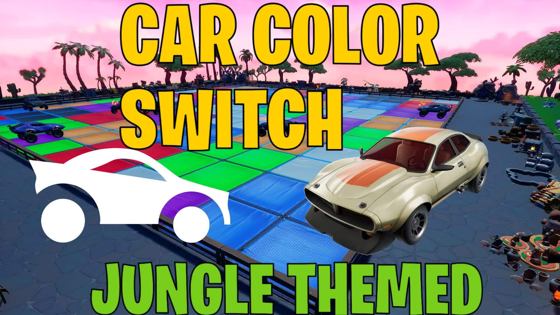 🌈🚗CAR COLOR SWITCH-JUNGLE THEMED🌴