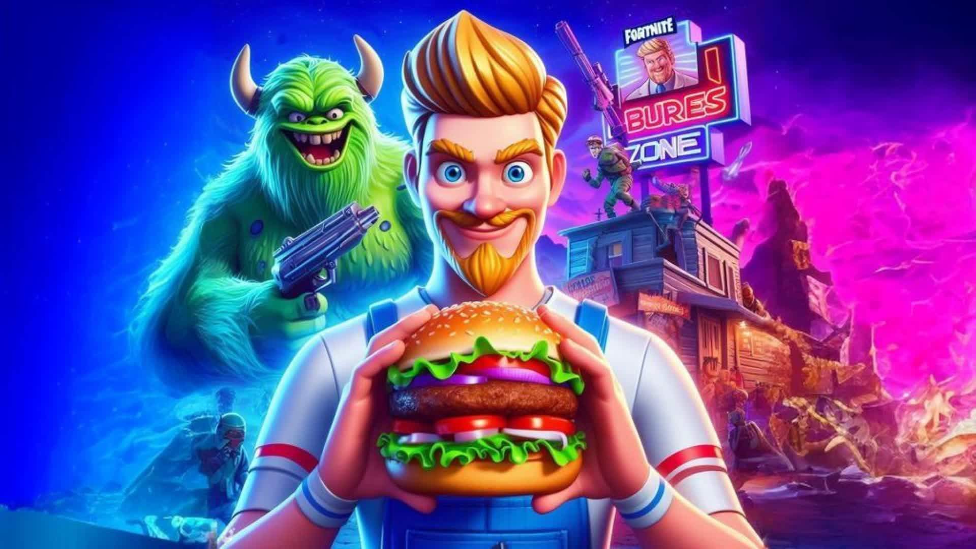 BEAST BURGER ZONE WARS🍔🌀