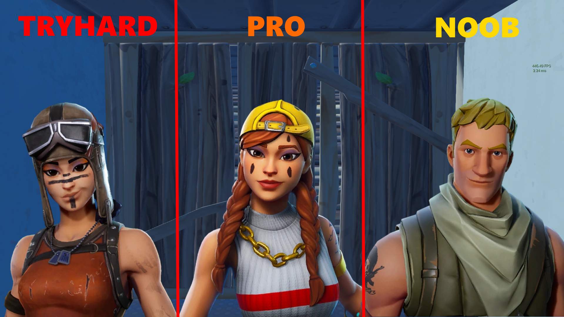 NOOB VS PRO VS TRYHARD EDIT COURSE