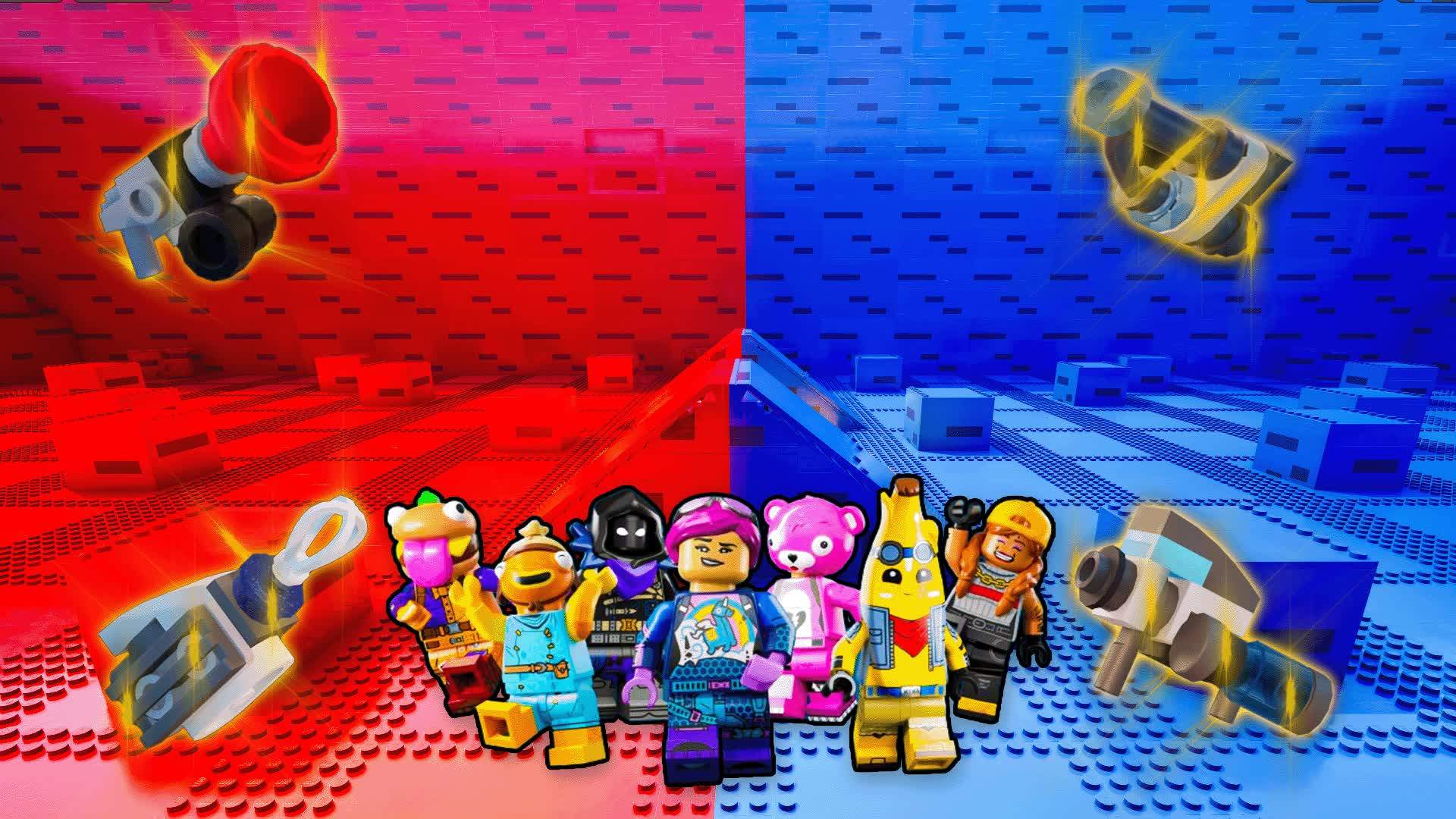 🧱SUPER RED VS BLUE BRICKS🔴🔵