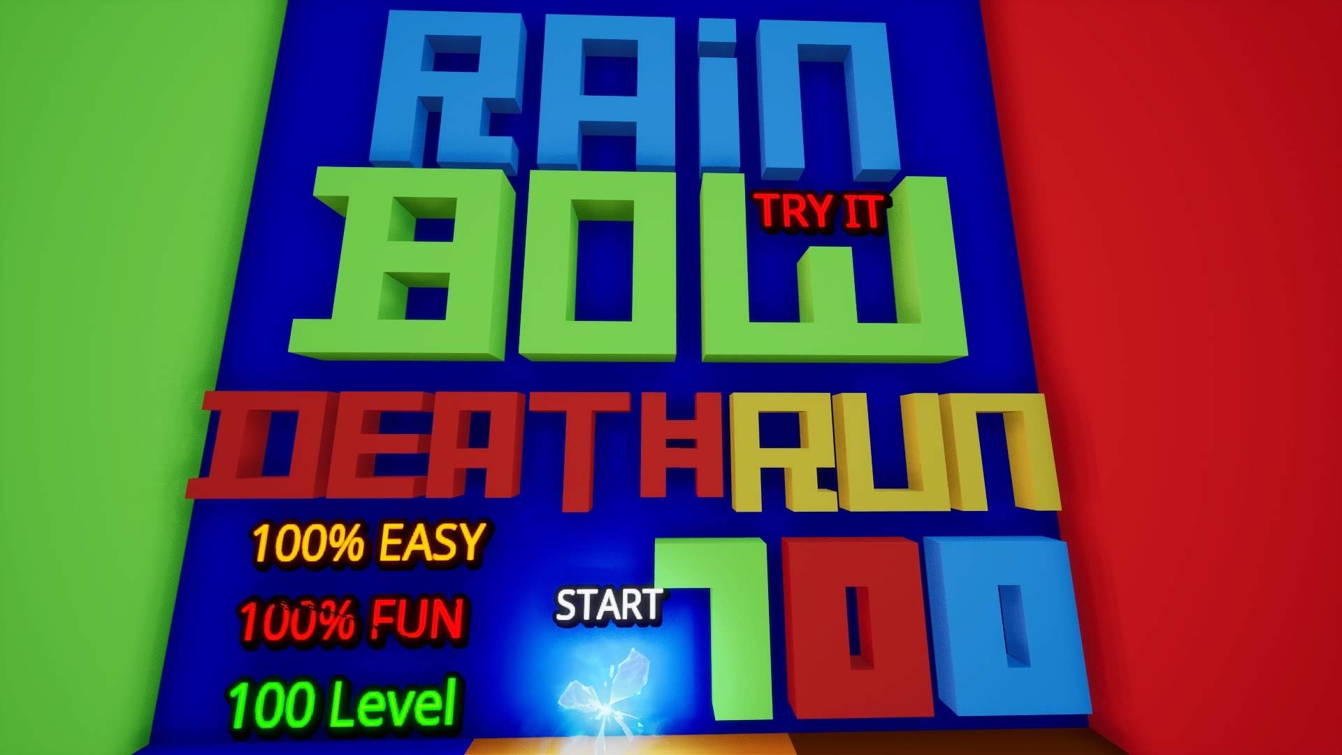 100 LEVEL DEFAULT RAINBOW DEATHRUN