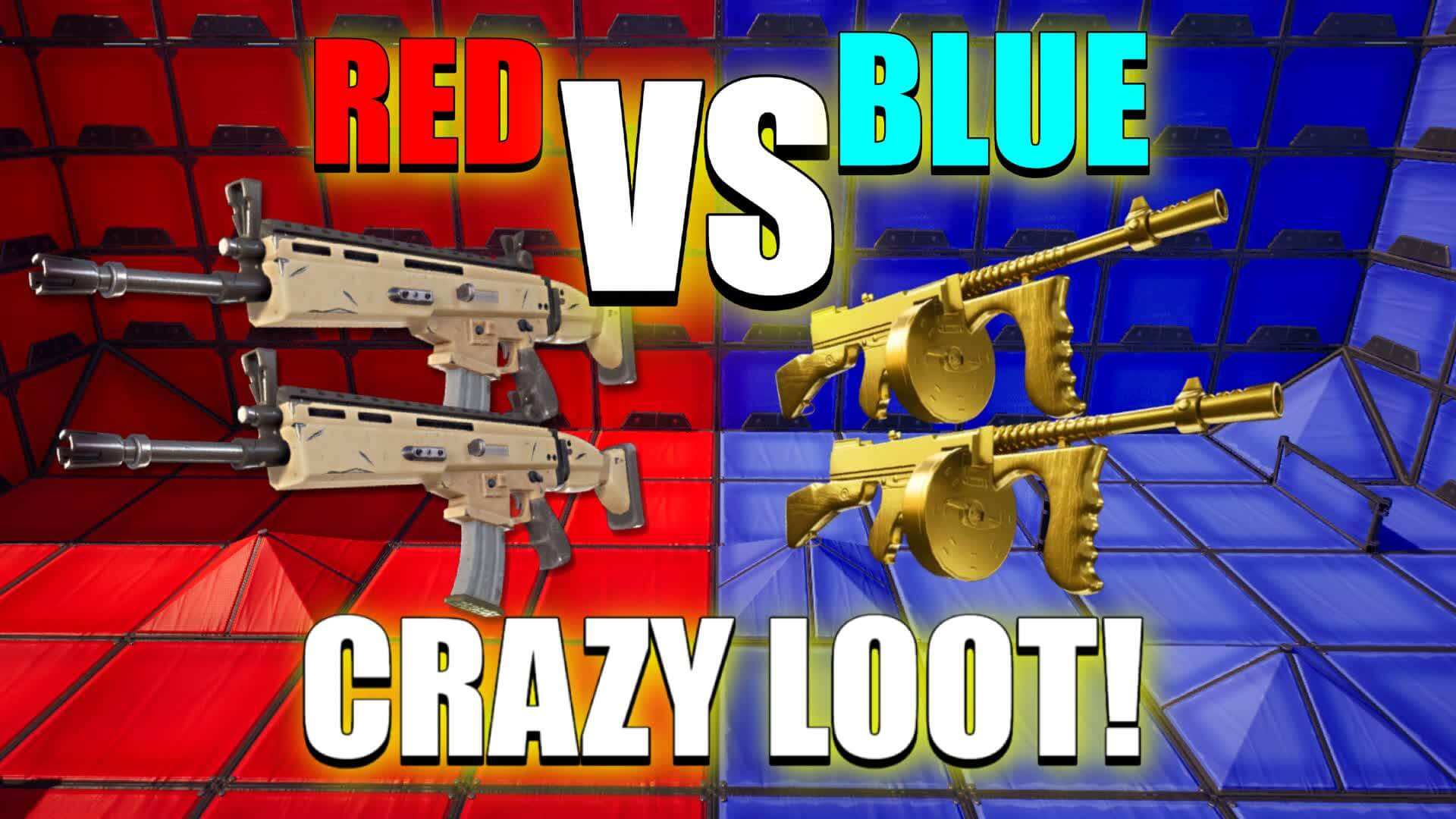 🔴RED VS BLUE🔵 CRAZY LOOT!