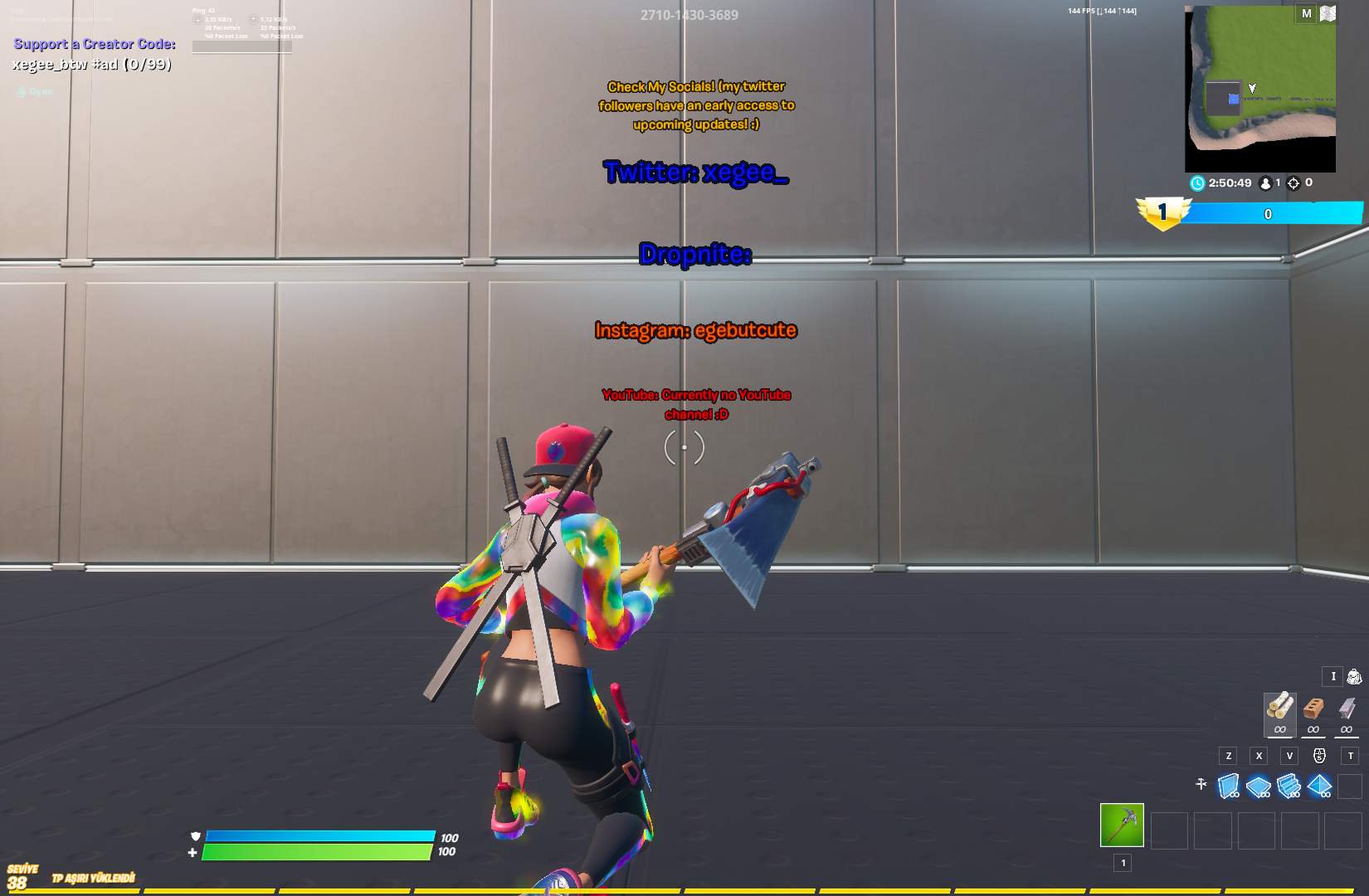 XEGEE'S 1V1 BUILD FIGHT MAP