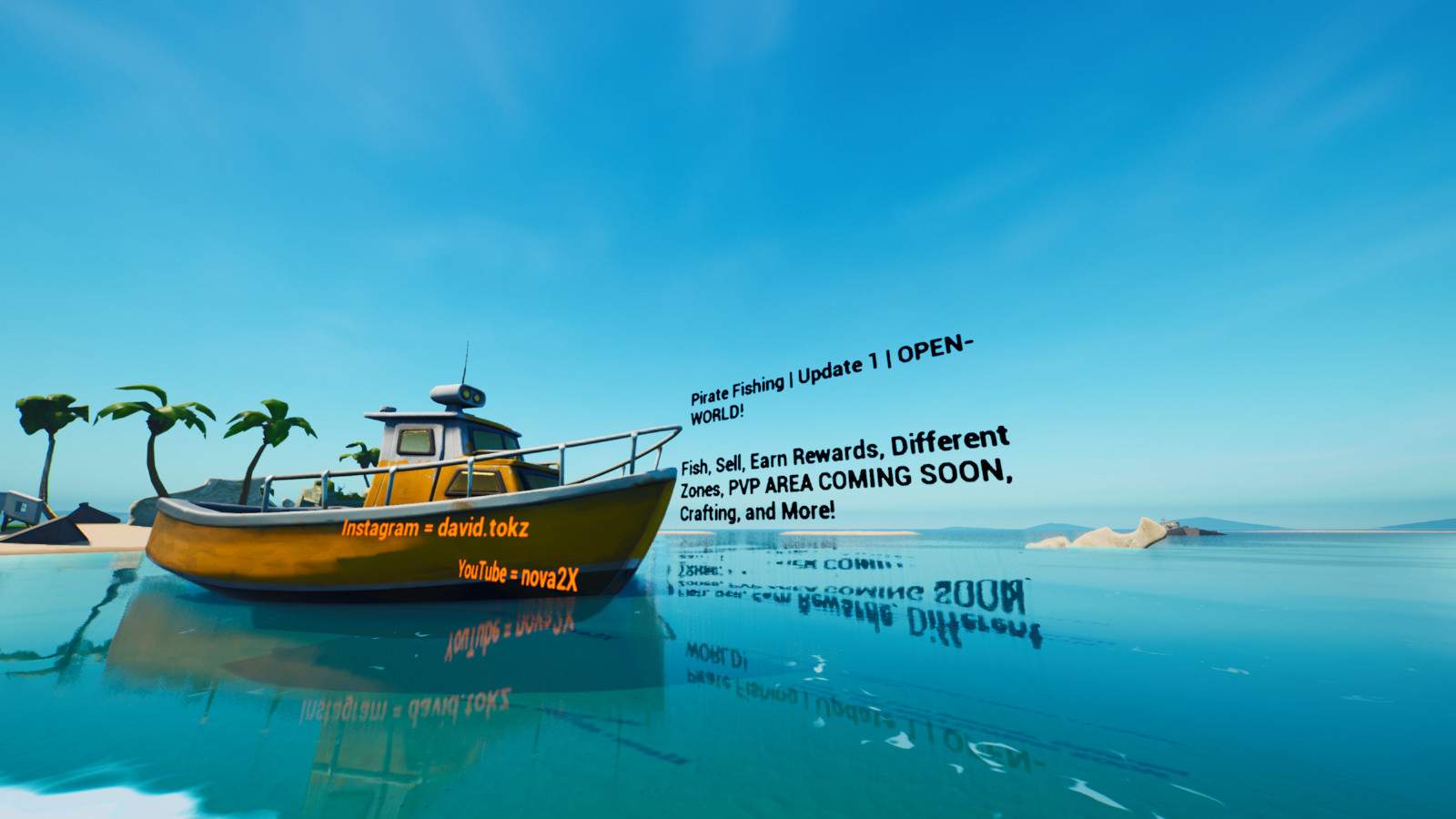 PIRATE FISHING | UPDATE 1 | OPEN-WORLD!