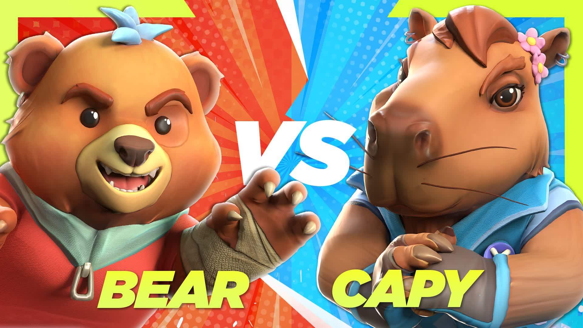 BEAR VS CAPY - RED VS BLUE 🐻