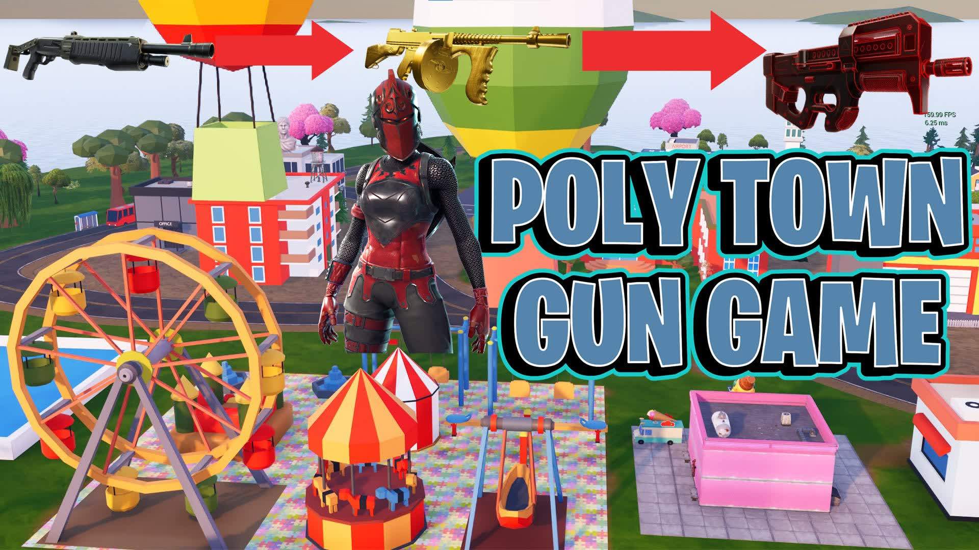 🏙️ POLY TOWN GUN GAME 🔫