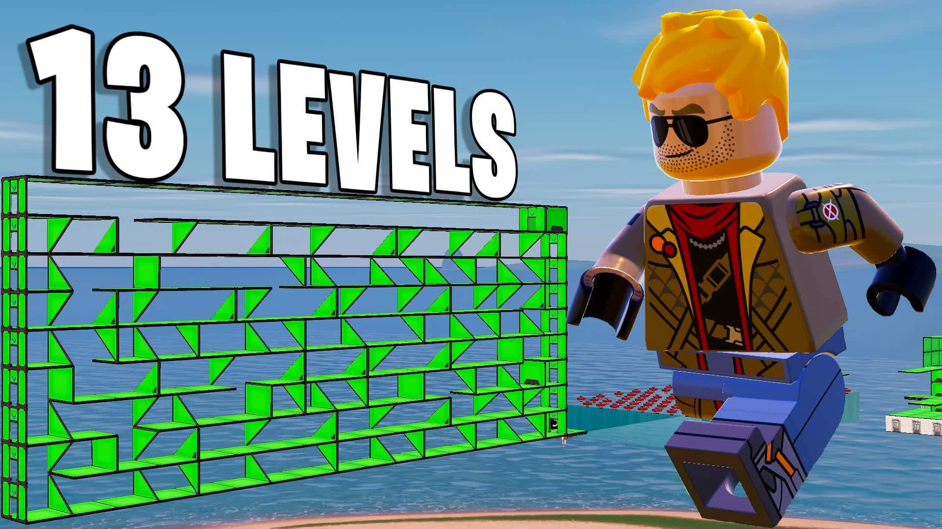 13 level parkour