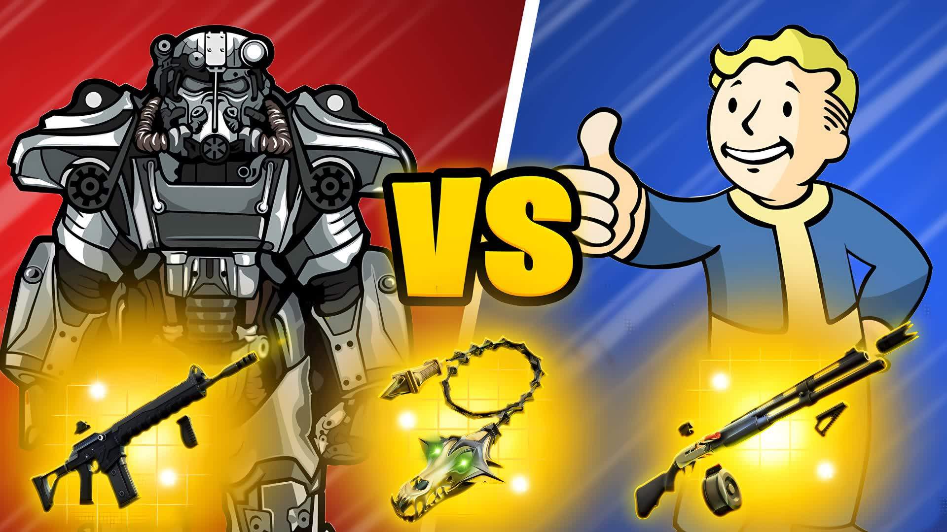 ☢️FALLOUT - RED VS BLUE🔴🔵