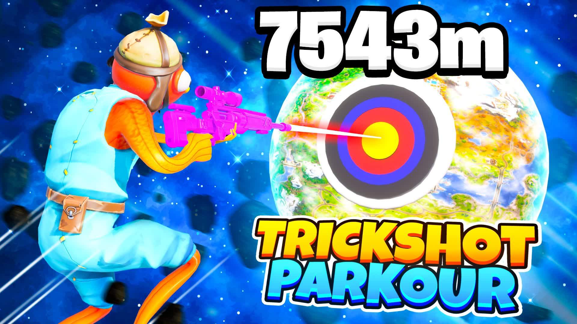 CRAZY TRICKSHOT PARKOUR🎯(100 LEVELS)