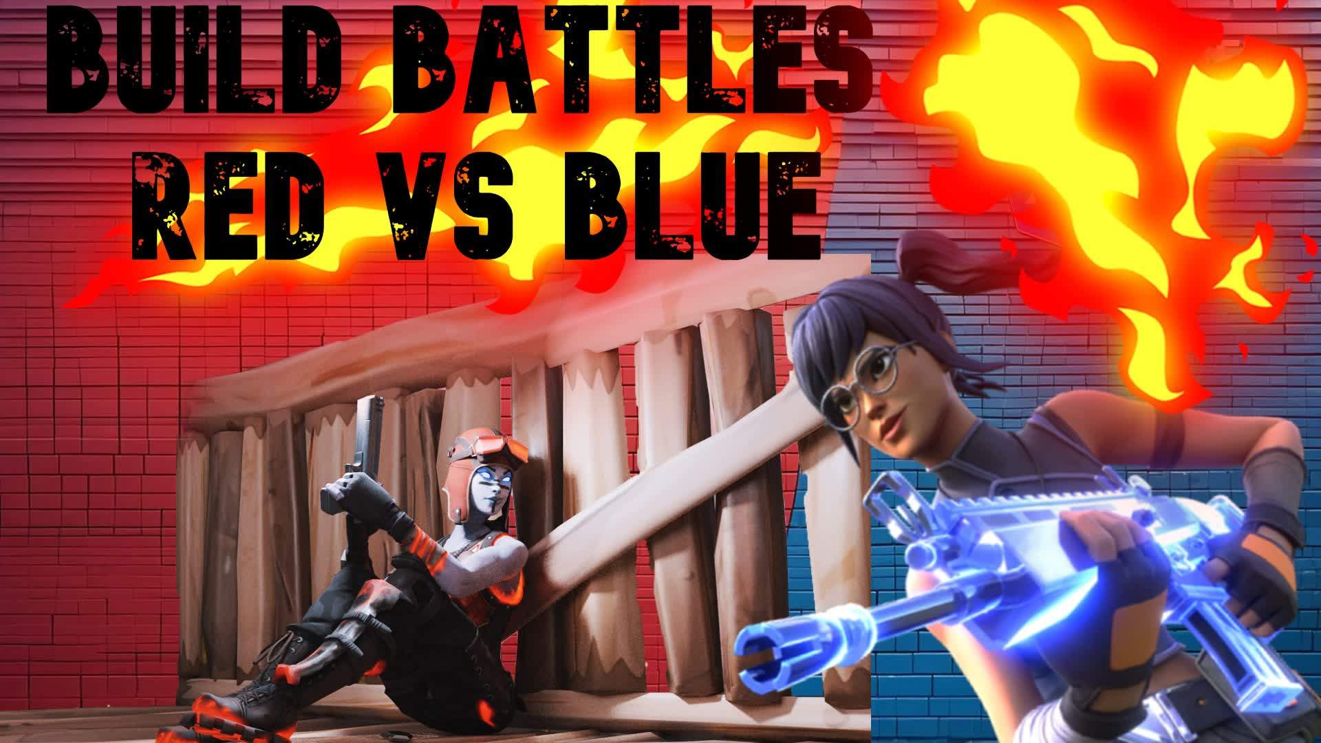 Build Battles Red vs Blue 🔴🔵