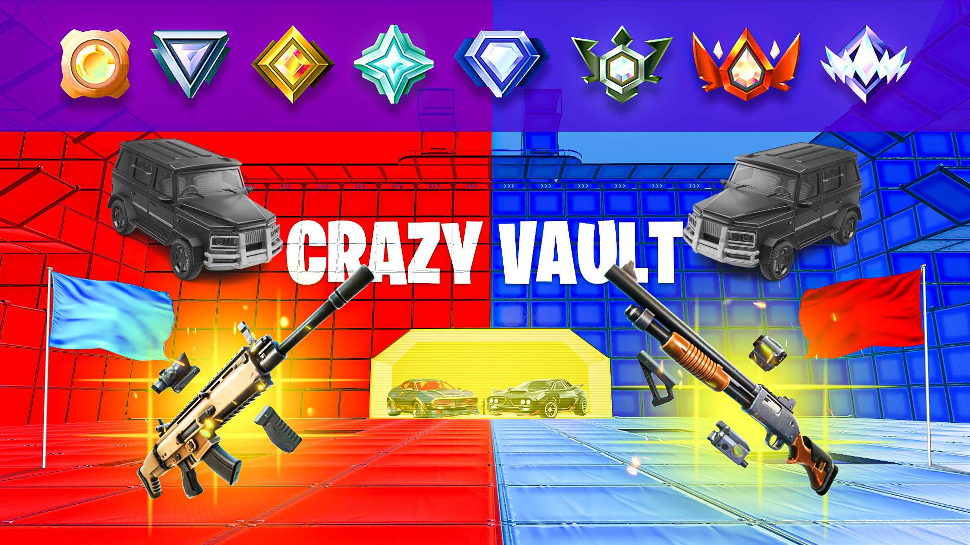 🔴CAPTURE THE FLAG RED VS BLUE🔵